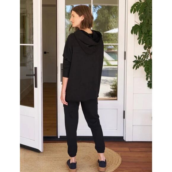 Frank & Eileen VENICE TRAVEL SET Kane Hoodie Eamon Jogger Black M NWT $466 - Picture 2 of 9